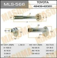 Болт развальный Toyota Rav4 (-05) MASUMA MLS566 (фото 1)