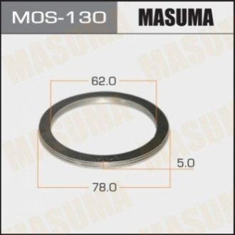 Прокладка приемной трубы MASUMA MOS130 (фото 1)