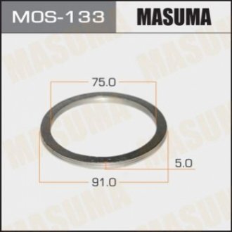 Кольцо глушителя 75 х 91 MASUMA MOS133 (фото 1)