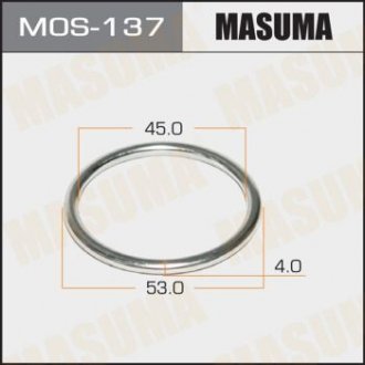 Прокладка приемной трубы - (2069157E01 / 20691570) MASUMA MOS137 (фото 1)