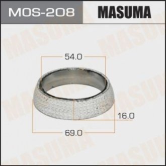 Кольцо глушителя MASUMA MOS-208 (фото 1)