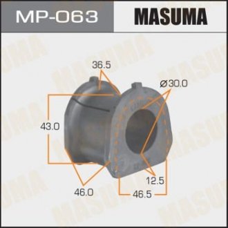 Втулка стабілізатора - (MR150094) MASUMA MP063 (фото 1)