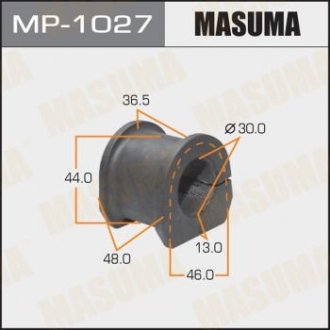 Втулка стабілізатора /front/ PAJERO/ V63W, V65W, V68W, V73W, V78W MASUMA MP1027 (фото 1)