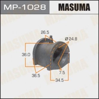 Втулка стабілізатора - (MR519880 / MR491192) MASUMA MP1028 (фото 1)