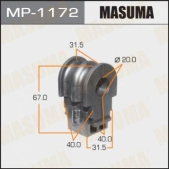Автозапчастина MASUMA MP1172