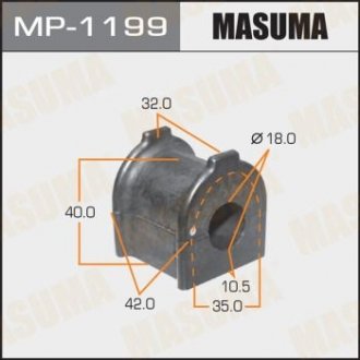 Втулка стабілізатора - (4881860030) MASUMA MP1199