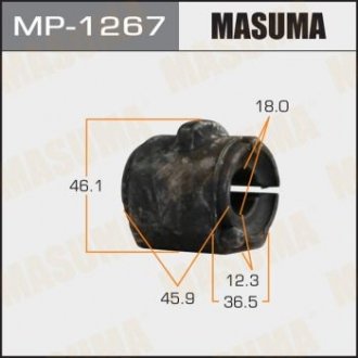 Втулка стабилизатора - (DD3234156 / D35034156D / 1152852) MASUMA MP1267 (фото 1)