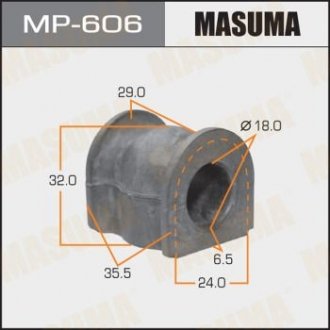 Втулка стабілізатора /rear/ Accord/Torneo MASUMA MP606 (фото 1)
