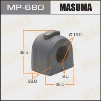 Втулка стабилизатора /front/ Impreza, Legasy, Forester MASUMA MP680