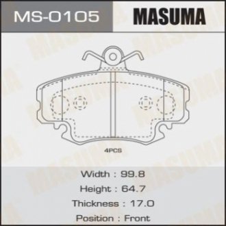 Автозапчастина MASUMA MS0105 (фото 1)