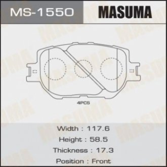 Автозапчастина MASUMA MS1550