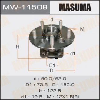 Підшипник ступиці - (4245012100 / 4245002251 / 4245012090) MASUMA MW11508 (фото 1)