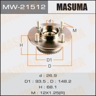Подшипник ступицы - (432006M000) MASUMA MW21512