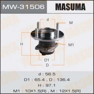 Подшипник ступицы - (MR594142) MASUMA MW31506