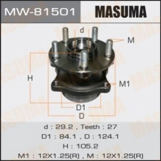 Автозапчастина MASUMA MW81501 (фото 1)