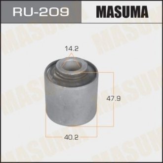 Сайлентблок \\ terrano /r50/ rear ru-209 - (5513511C00) MASUMA RU209 (фото 1)