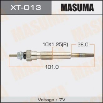 Свеча накаливания - (1985064010) MASUMA XT013