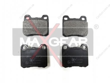 Комплект тормозных накладок, дисковый тормоз MAXGEAR 19-0403