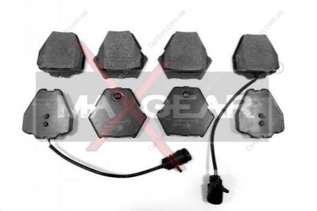 Комплект тормозных накладок, дисковый тормоз MAXGEAR 19-0409 (фото 1)