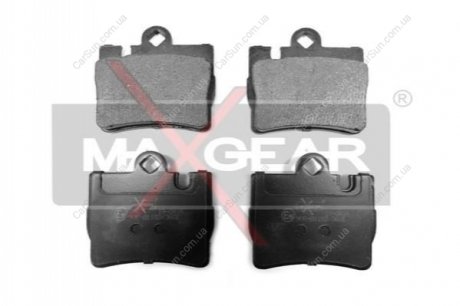 Комплект тормозных накладок, дисковый тормоз MAXGEAR 19-0416