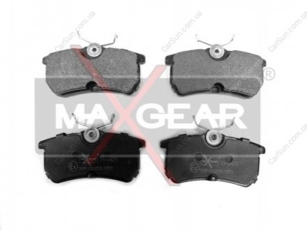 Комплект тормозных накладок, дисковый тормоз MAXGEAR 19-0425