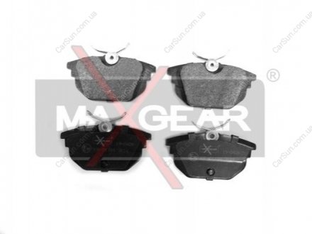 Комплект гальмівних накладок, дискове гальмо MAXGEAR 19-0426 (фото 1)