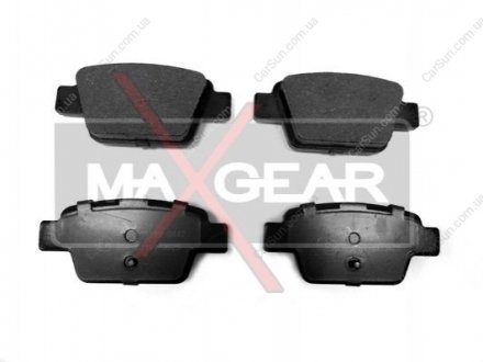 Комплект тормозных накладок, дисковый тормоз MAXGEAR 19-0442
