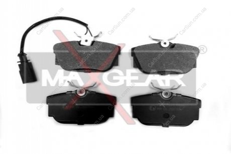 Комплект тормозных накладок, дисковый тормоз MAXGEAR 19-0444 (фото 1)