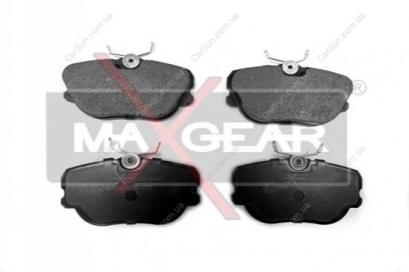Комплект гальмівних накладок, дискове гальмо MAXGEAR 19-0447