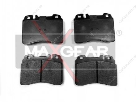 Комплект тормозных накладок, дисковый тормоз MAXGEAR 19-0456