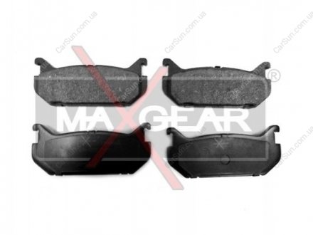 Комплект тормозных накладок, дисковый тормоз MAXGEAR 19-0460
