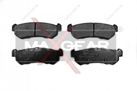 Комплект тормозных накладок, дисковый тормоз MAXGEAR 19-0467