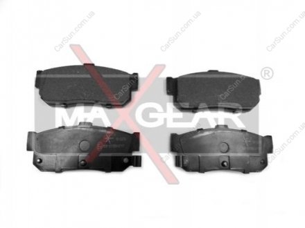 Комплект тормозных накладок, дисковый тормоз MAXGEAR 19-0474