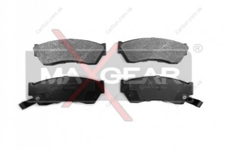 Комплект гальмівних накладок, дискове гальмо MAXGEAR 19-0476 (фото 1)
