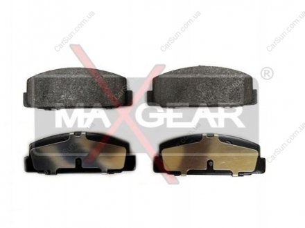 Комплект тормозных накладок, дисковый тормоз MAXGEAR 19-0477