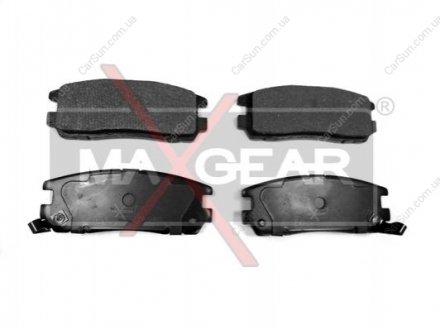Комплект гальмівних накладок, дискове гальмо MAXGEAR 19-0483 (фото 1)
