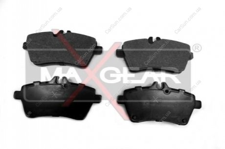 Комплект тормозных накладок, дисковый тормоз MAXGEAR 19-0499