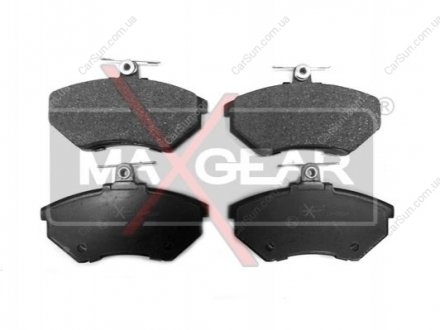 Комплект гальмівних накладок, дискове гальмо MAXGEAR 19-0504