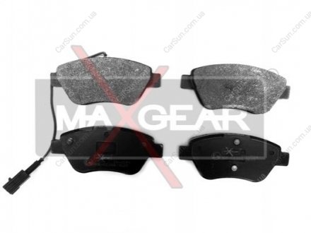 Комплект гальмівних накладок, дискове гальмо MAXGEAR 19-0514