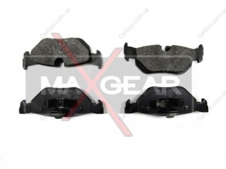 Комплект тормозных накладок, дисковый тормоз MAXGEAR 19-0525