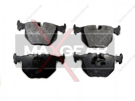Комплект тормозных накладок, дисковый тормоз MAXGEAR 19-0531