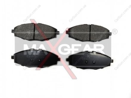 Комплект тормозных накладок, дисковый тормоз MAXGEAR 19-0536