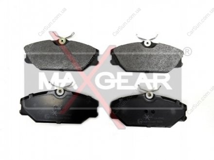 Комплект тормозных накладок, дисковый тормоз MAXGEAR 19-0542 (фото 1)
