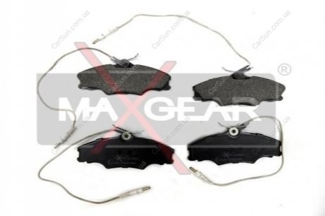 Комплект тормозных накладок, дисковый тормоз MAXGEAR 19-0551 (фото 1)