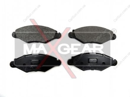 Комплект тормозных накладок, дисковый тормоз MAXGEAR 19-0556