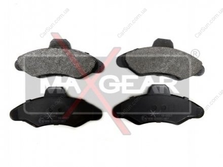 Комплект тормозных накладок, дисковый тормоз MAXGEAR 19-0557