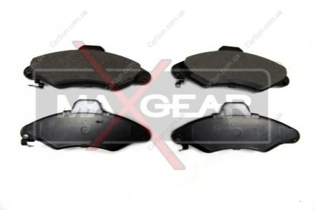 Комплект тормозных накладок, дисковый тормоз MAXGEAR 19-0558