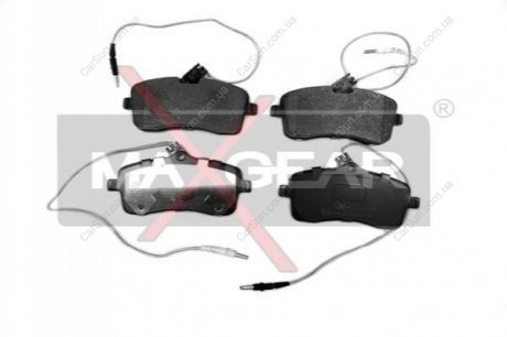 Комплект тормозных накладок, дисковый тормоз MAXGEAR 19-0560 (фото 1)