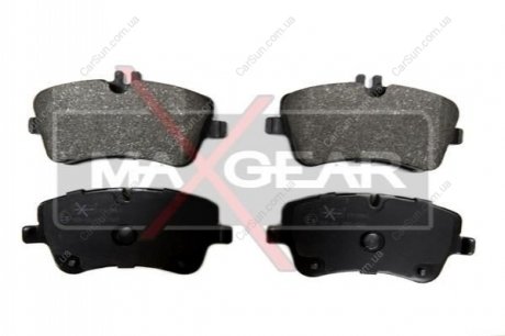 Комплект тормозных накладок, дисковый тормоз MAXGEAR 19-0561