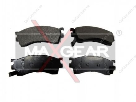 Комплект тормозных накладок, дисковый тормоз MAXGEAR 19-0565